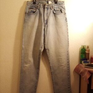 Calvin Klein Women's Light Blue Straight Jeans